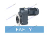 Плоский цилиндрический мотор-редуктор F/FA/FH/FF/FAF/FHF127R77-Y0,12-4P-19048-M1-0⁰