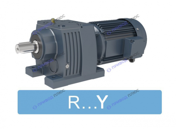 Цилиндрический мотор-редуктор R/RF167-Y132-4P-19,03-M1-0⁰-II