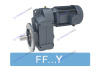 Плоский цилиндрический мотор-редуктор F/FA/FH/FF/FAF/FHF127R77-Y0,12-4P-19048-M1-0⁰